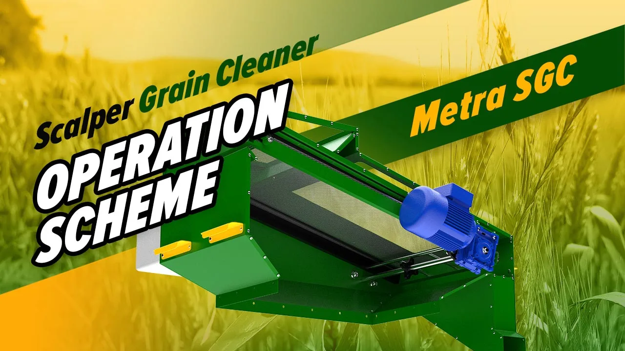 Operation Scheme of Scalper Grain Cleaner Metra SGC-400
