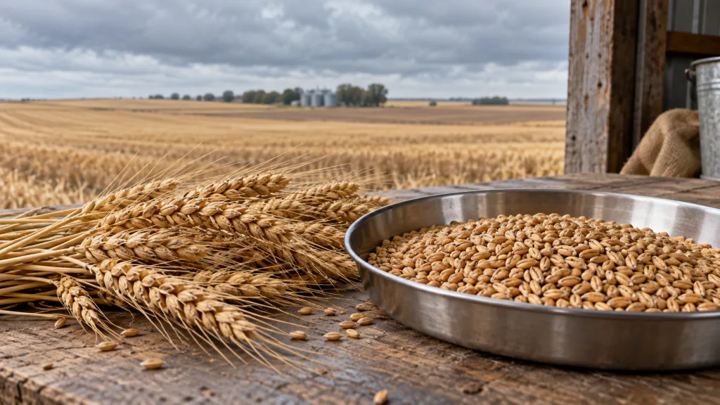 Rain-Delayed Wheat in North Dakota: When Is an Aerodynamic Grain Cleaner Worth Testing?